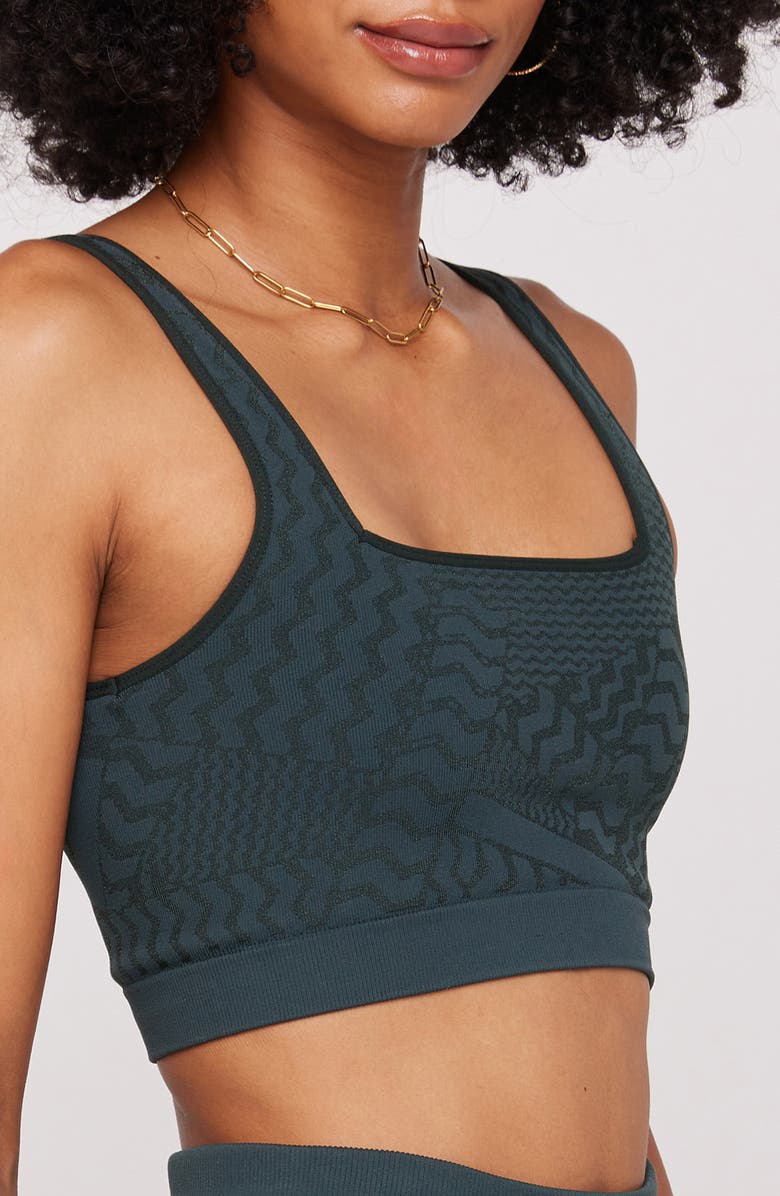 Spiritual Gangster Amara Matte Shine Seamless Bra, Alternate, color, 