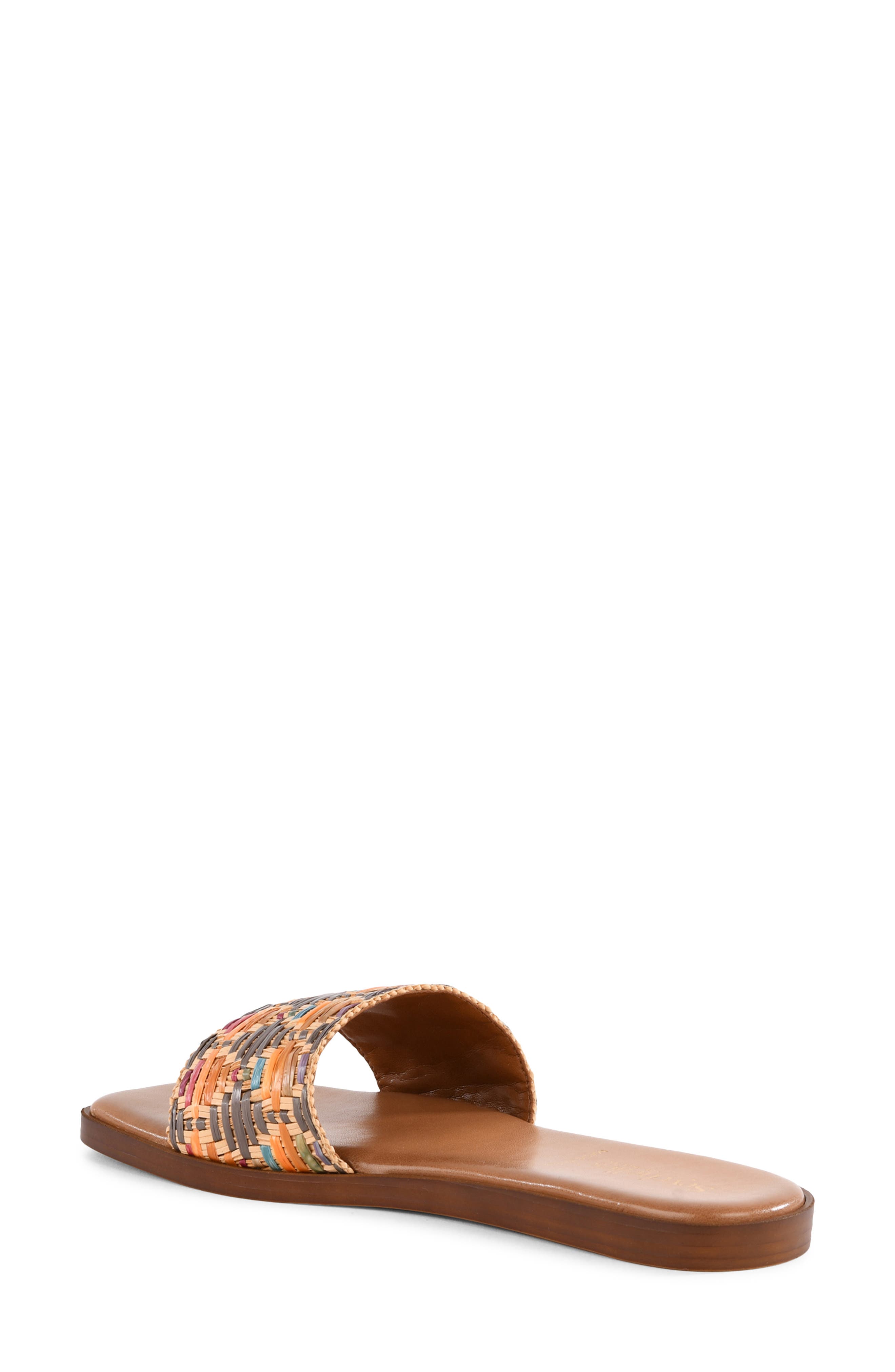 Palm Oasis Slide Sandal, Alternate, color, NATURAL MULTI