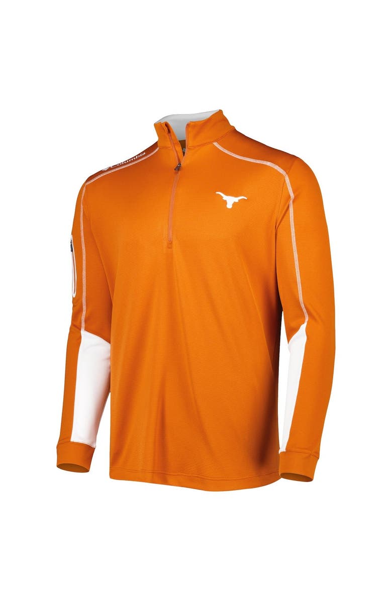 Columbia Men's Columbia Texas Orange Texas Longhorns Shotgun 2.0 Omni-Wick Quarter-Zip Jacket, Alternate, color, Burnt Orange