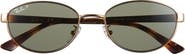 Ray-Ban 55mm Polarized Oval Sunglasses