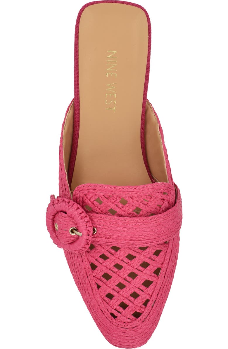 Nine West Caspe Woven Mule, Alternate, color, Medium Pink