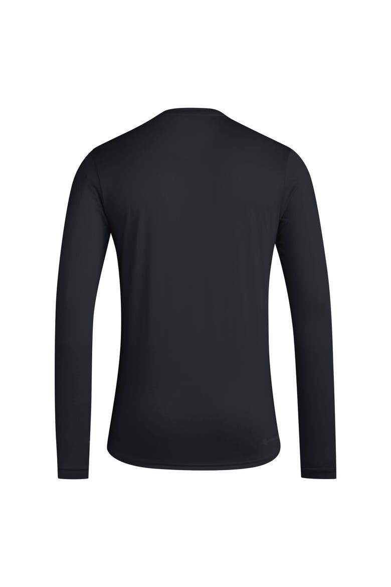 Men's adidas Black LAFC 2024 Jersey Hook AEROREADY Long Sleeve T-Shirt, Alternate, color, Black