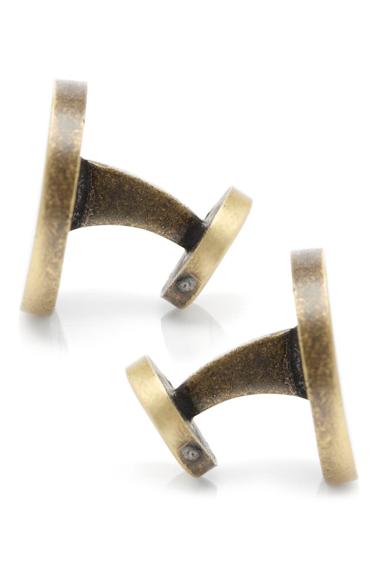 Loki Cuff Links, Alternate, color, GOLD