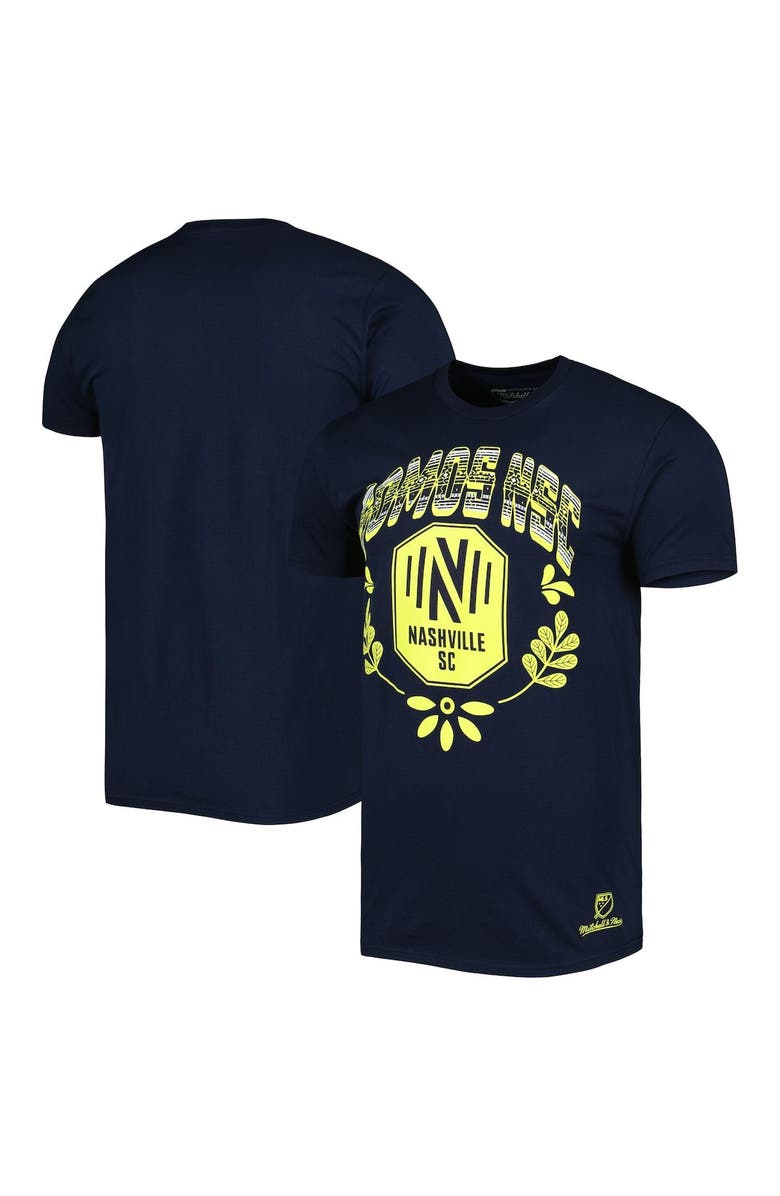 Mitchell & Ness Men's Mitchell & Ness Navy Nashville SC Serape T-Shirt, Main, color, Navy
