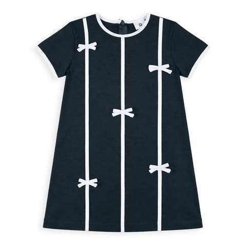 Knit Dress with Bows