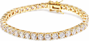 Nialaya Silver Tennis Bracelet