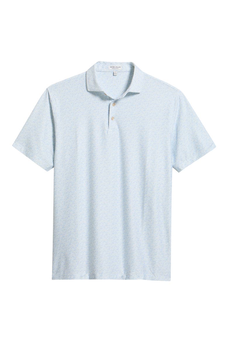 Andover Summer Comfort Performance Jersey Polo, Alternate, color, WHITE