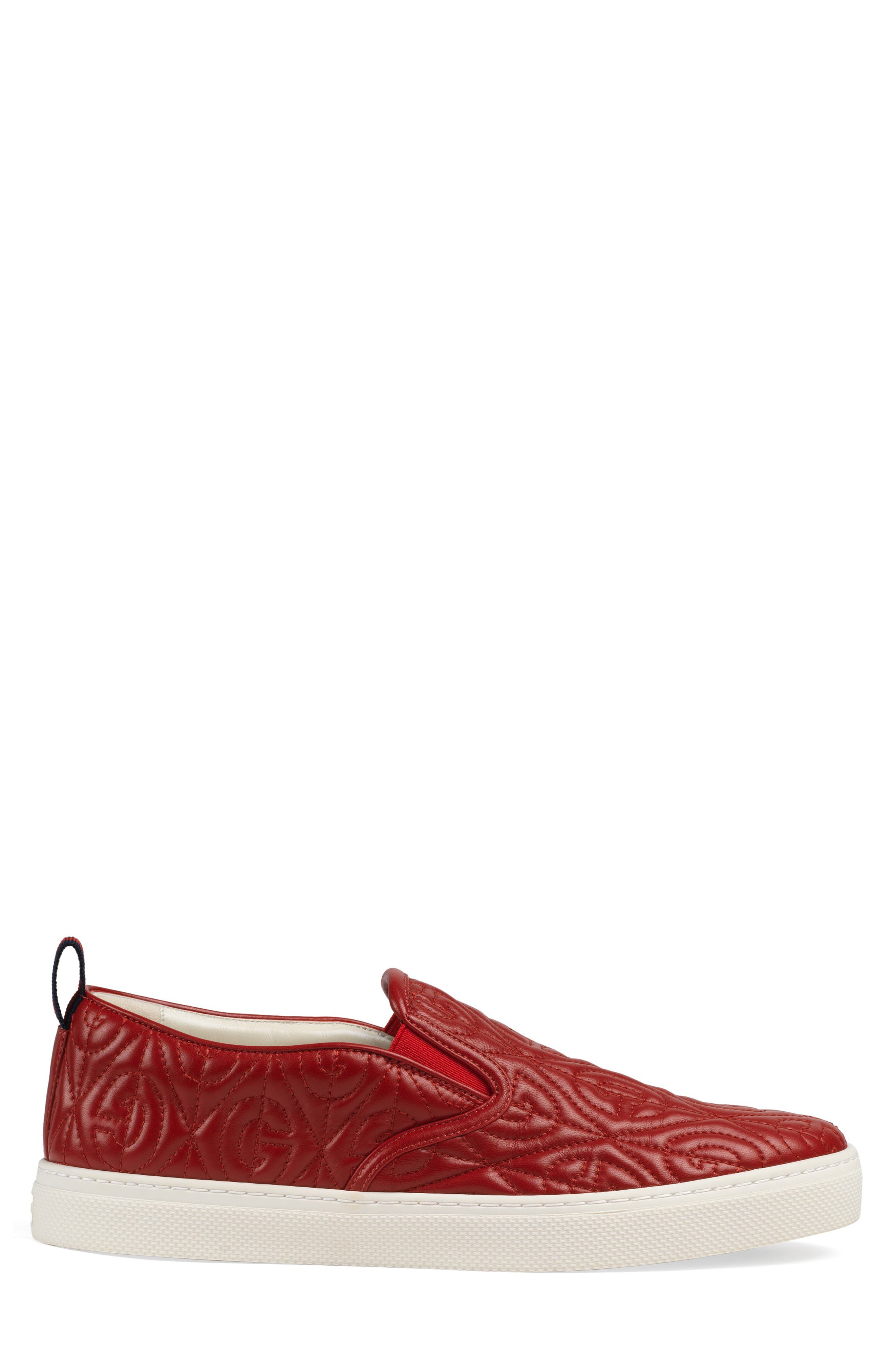 Quilted Sneaker, Alternate, color, RED MULTI