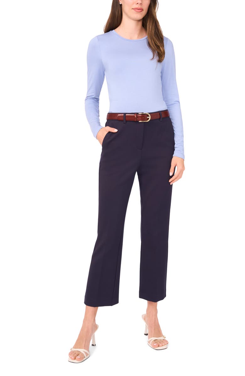 Halogen<sup>®</sup> Crewneck Long Sleeve T-Shirt, Alternate, color, Forever Blue