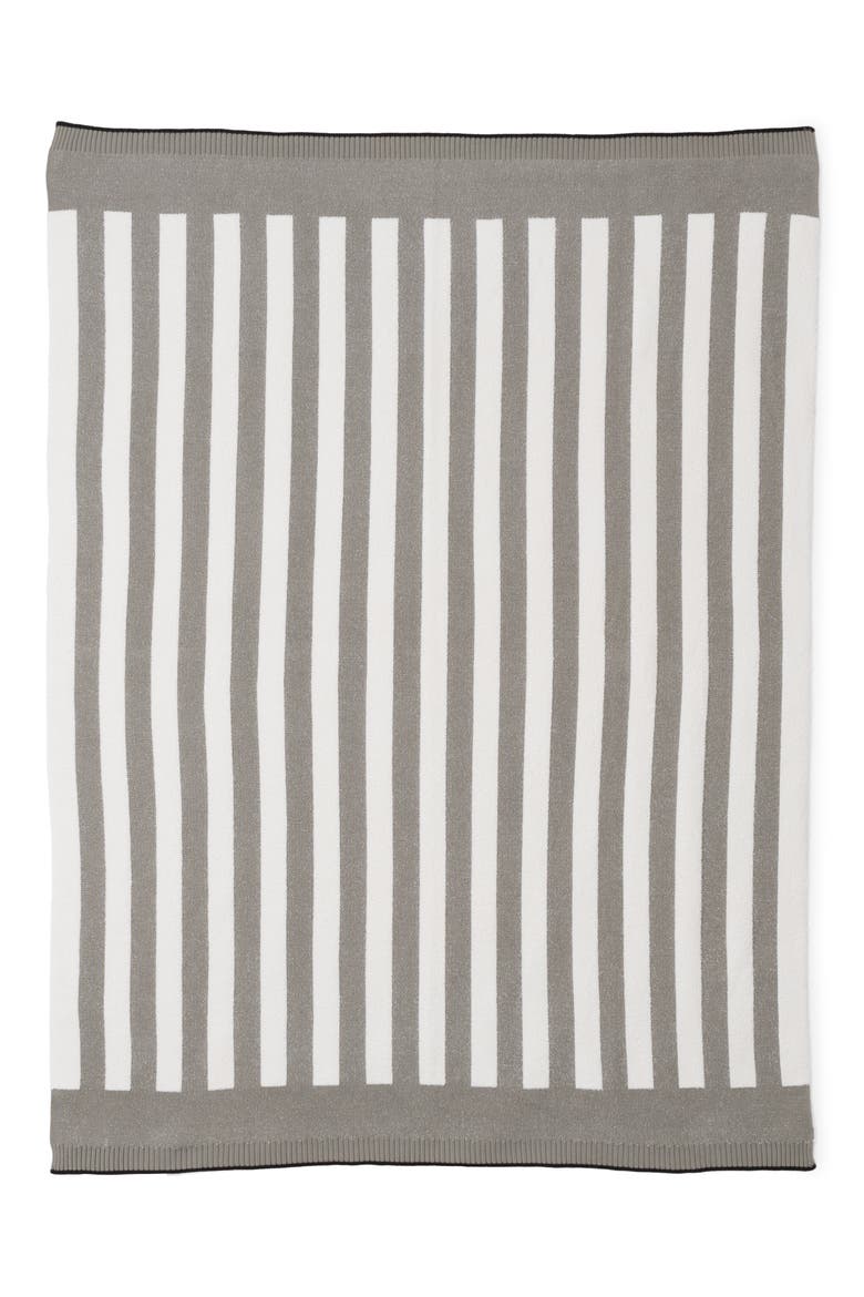 Cozychic® Stripe Throw Blanket, Alternate, color, EUCALYPTUS / CREAM