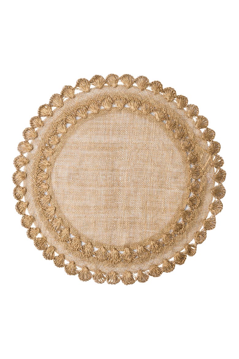 Isadora Placemat, Main, color, GOLD