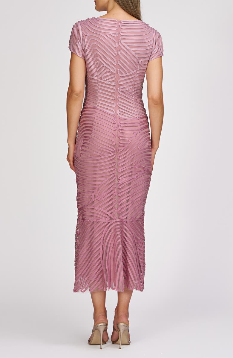 JS Collections Julianna Soutache Cocktail Dress, Alternate, color, Multi Pink