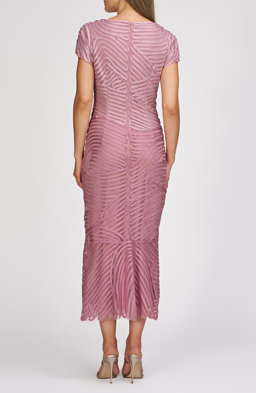 Js Collections Julianna Soutache Cocktail Dress In Multi Pink