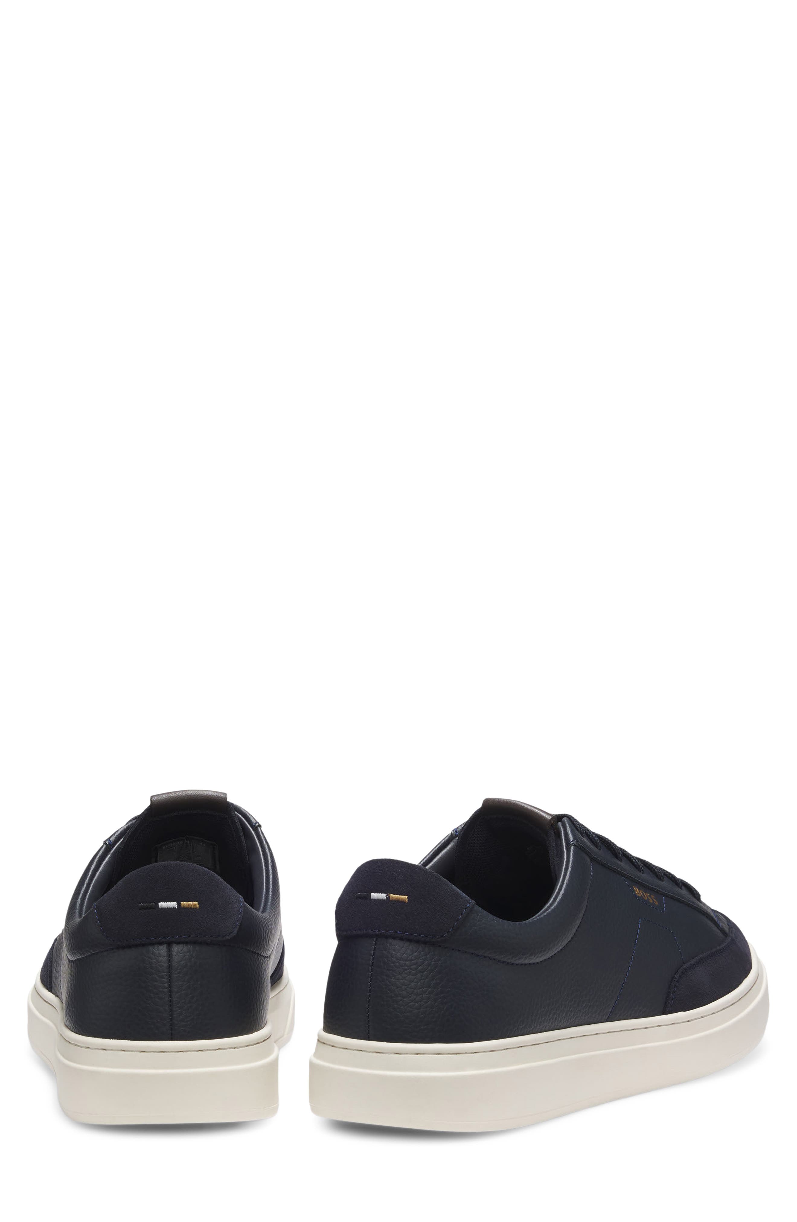 Kieran Leather Sneaker, Alternate, color, DARK BLUE