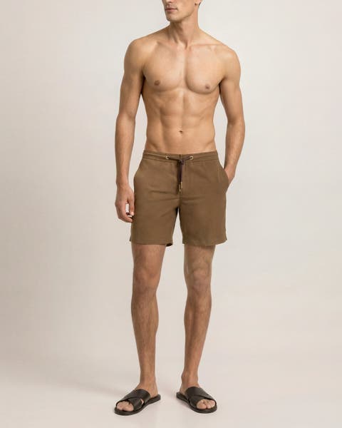 Bulldog Drawcord Mid-Length Lightweight Drawcord Swim Shorts