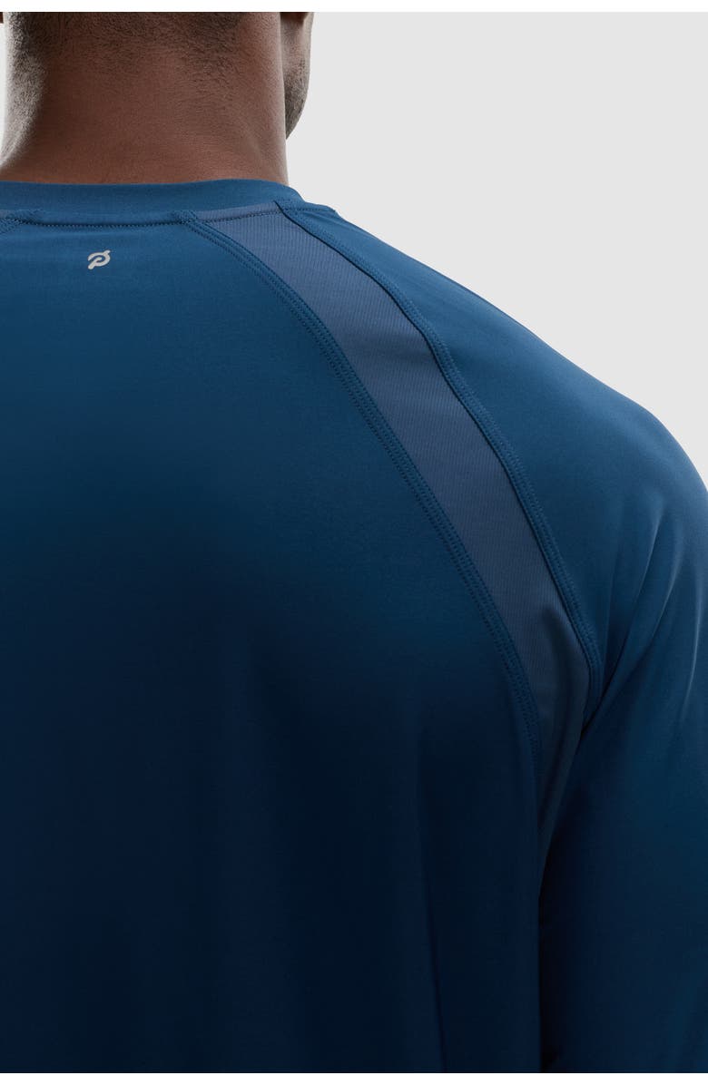 Peloton Essential Jersey Rib Long Sleeve, Alternate, color, Marine Navy