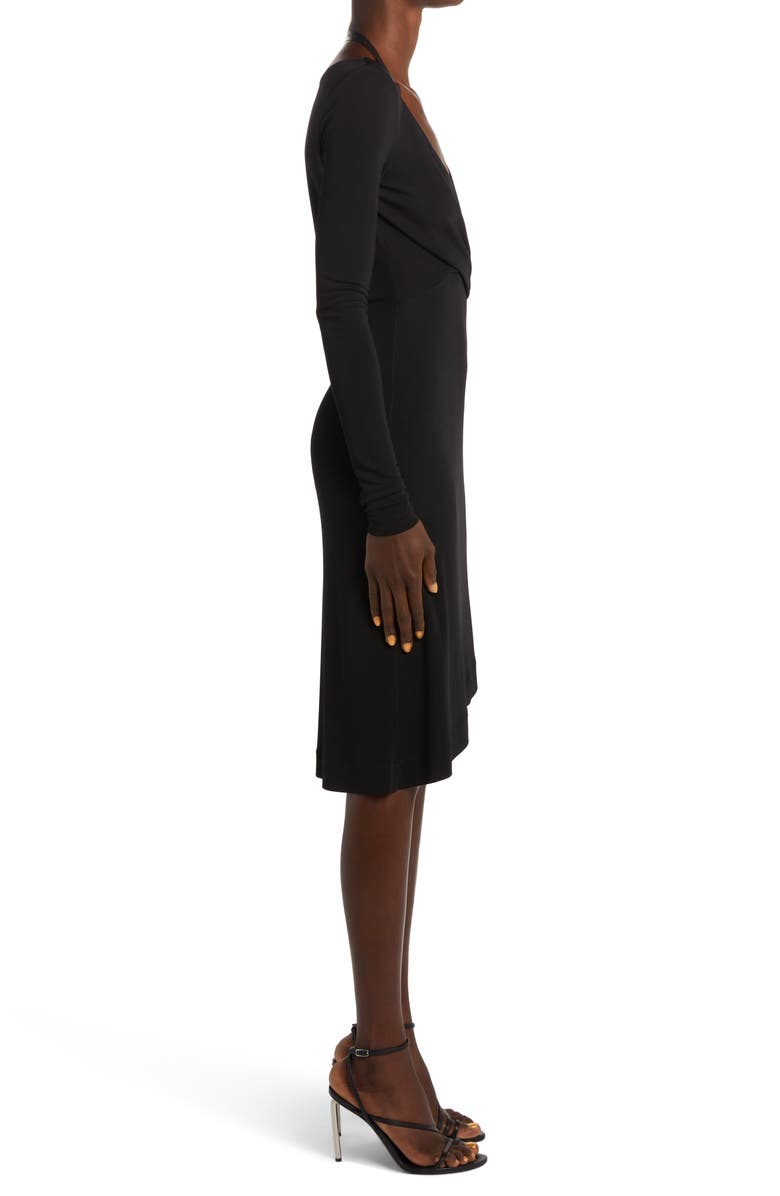 Off-White Twisted Long Sleeve Jersey Dress | Nordstrom Off-White Twisted Long Sleeve Jersey Dress | Nordstrom