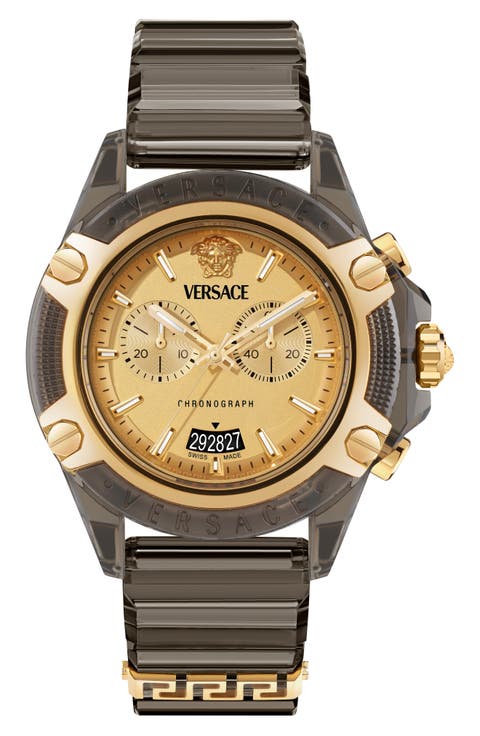 Icon Active Silicone Strap Watch, 44mm