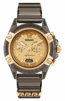 Versace Icon Active Silicone Strap Watch, 44mm