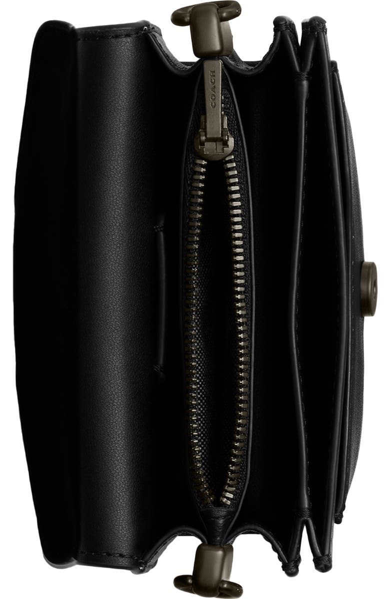 COACH Tabby 12 Leather Shoulder Bag, Alternate, color,