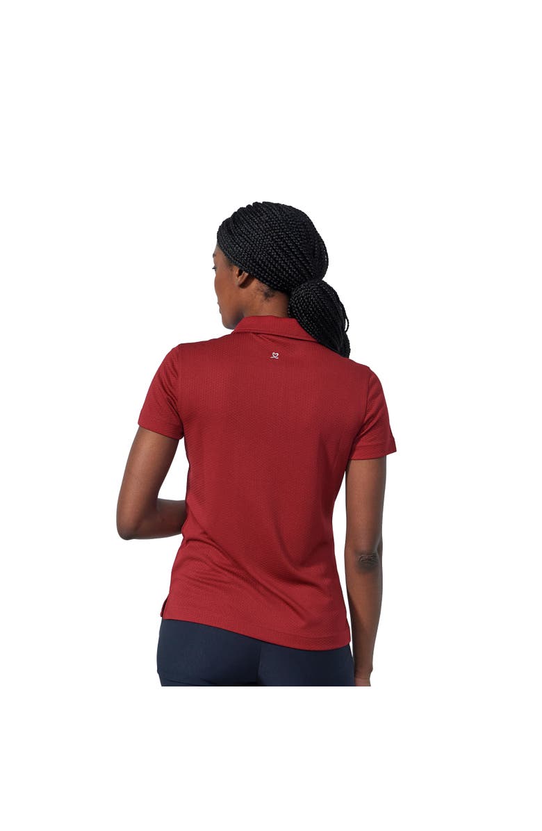 Daily Sports Peoria Womens Short Sleeve Golf Polo, Alternate, color, Umbria Red