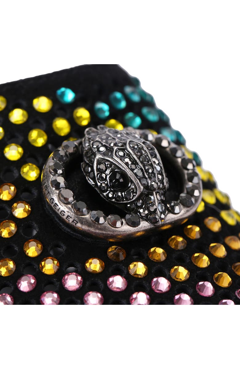 Kurt Geiger London Chelsea Rainbow Crystal Leather Mule, Alternate, color,