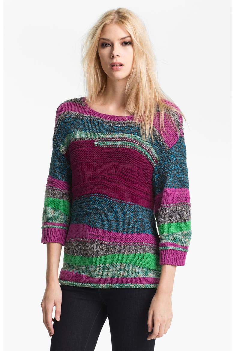 'Anarchy' Sweater, Main, color, PLUM MULTI