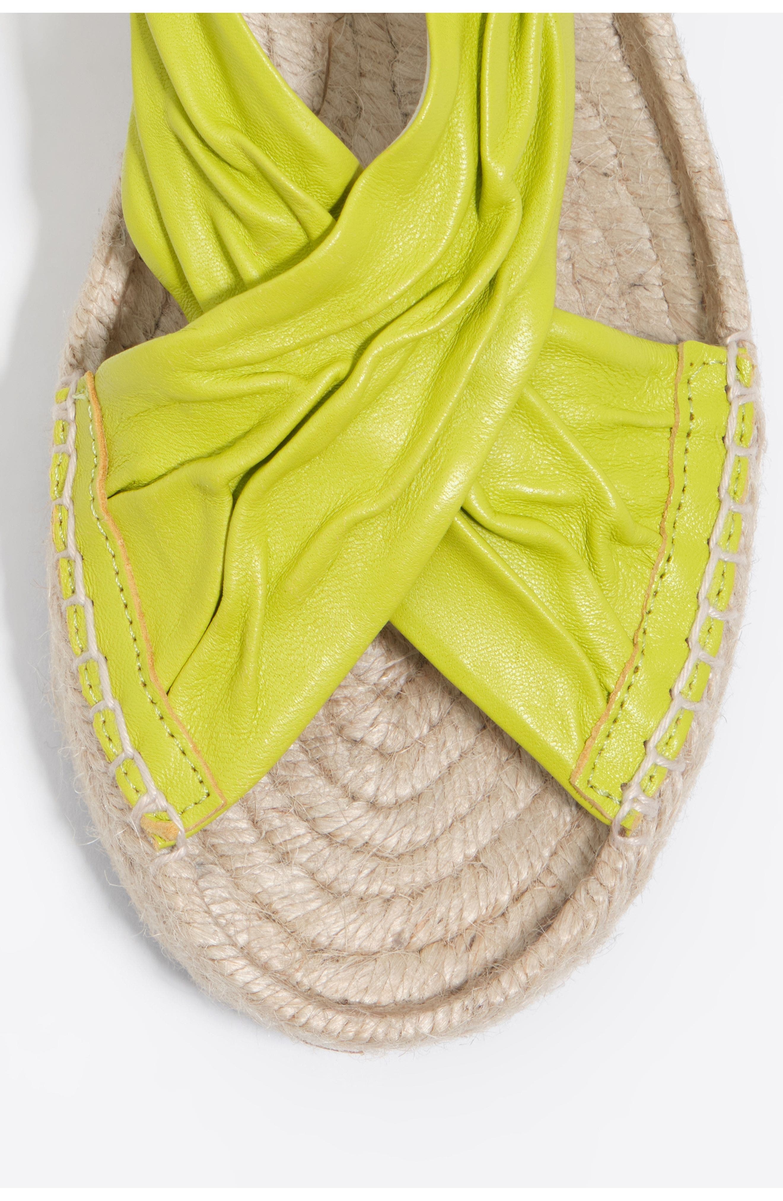 Bimba y Lola Jute Wedge Sandal, Alternate, color, Pistachio
