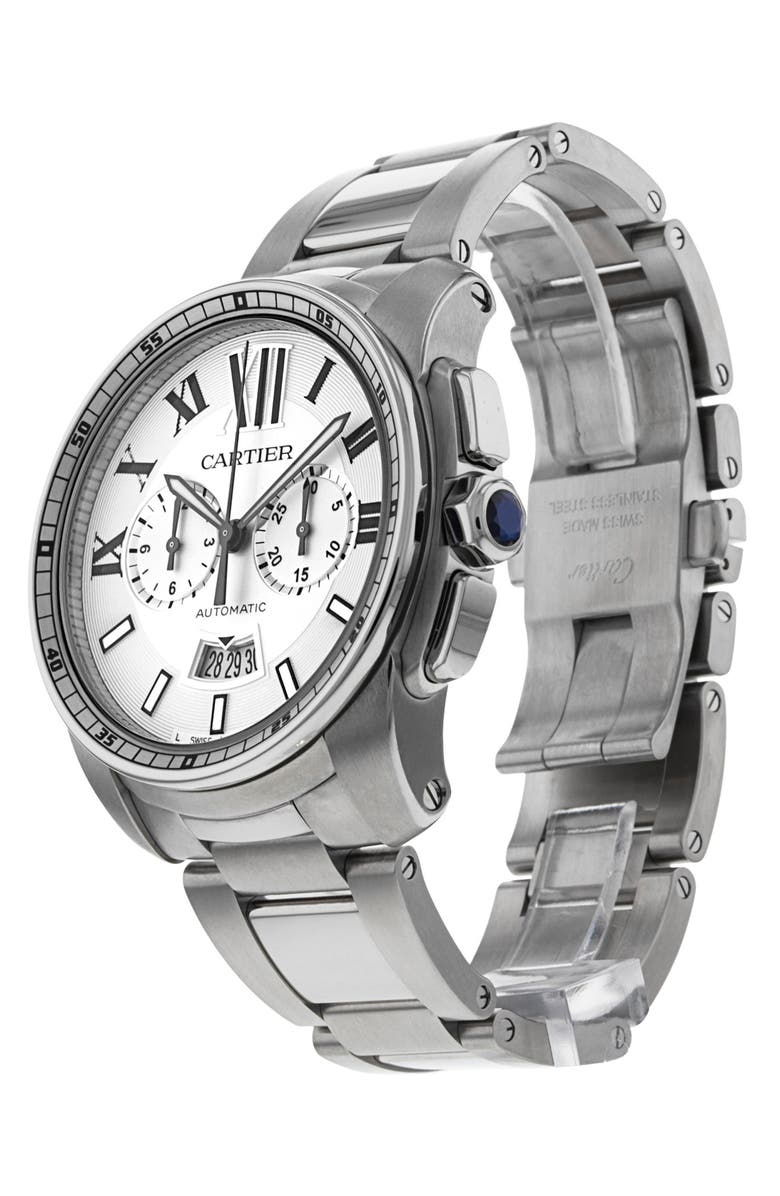 Watchfinder & Co. Cartier Preowned 2020 Calibre W7100045 Automatic Bracelet Watch, 42mm, Alternate, color,