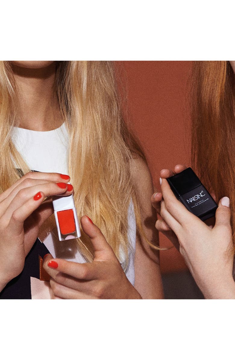 nails inc. London Victoria, Victoria Beckham for nails inc. London 'Judo Red & Bamboo White' Nail Polish Duo, Alternate, color, 