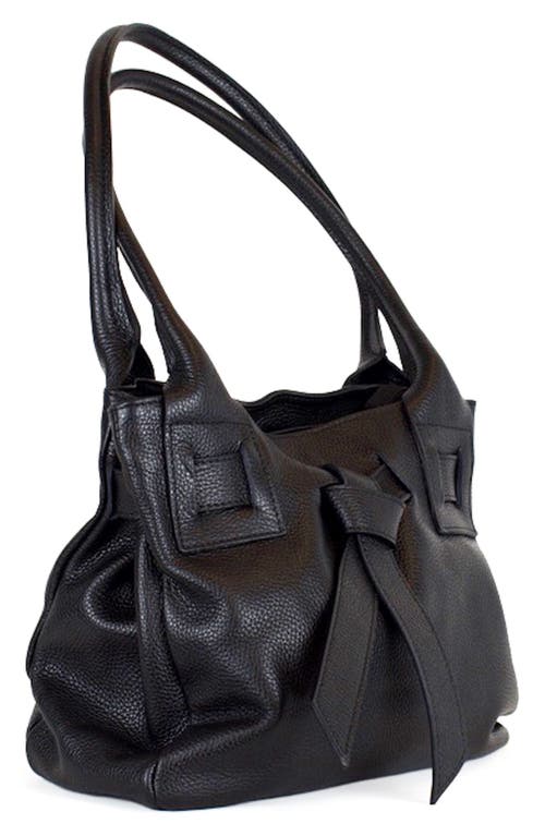 Persaman New York Lucy Small Shoulder Tote In Black