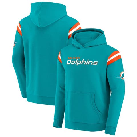 Men
s Darius Rucker Collection by Fanatics Aqua Miami Dolphins Football Washed Pullover Hoodie