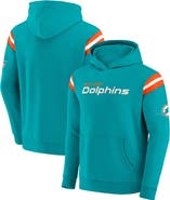 Darius Rucker Collection by Fanatics Men's Darius Rucker Collection by Fanatics Aqua Miami Dolphins Football Washed Pullover Hoodie