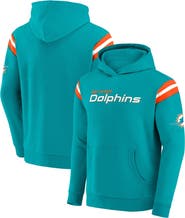 Darius Rucker Collection by Fanatics Men's Darius Rucker Collection by Fanatics Aqua Miami Dolphins Football Washed Pullover Hoodie