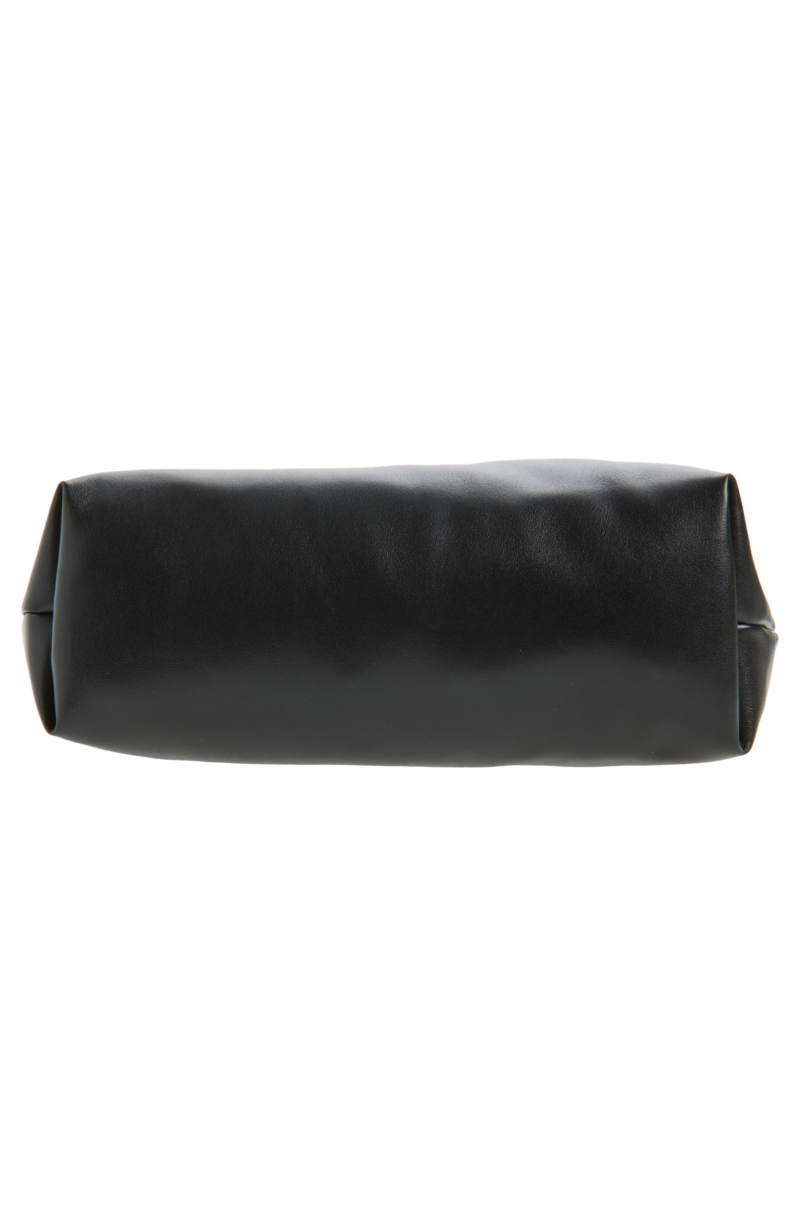 Stella McCartney Falabella Padded Soft Clutch, Alternate, color, Black