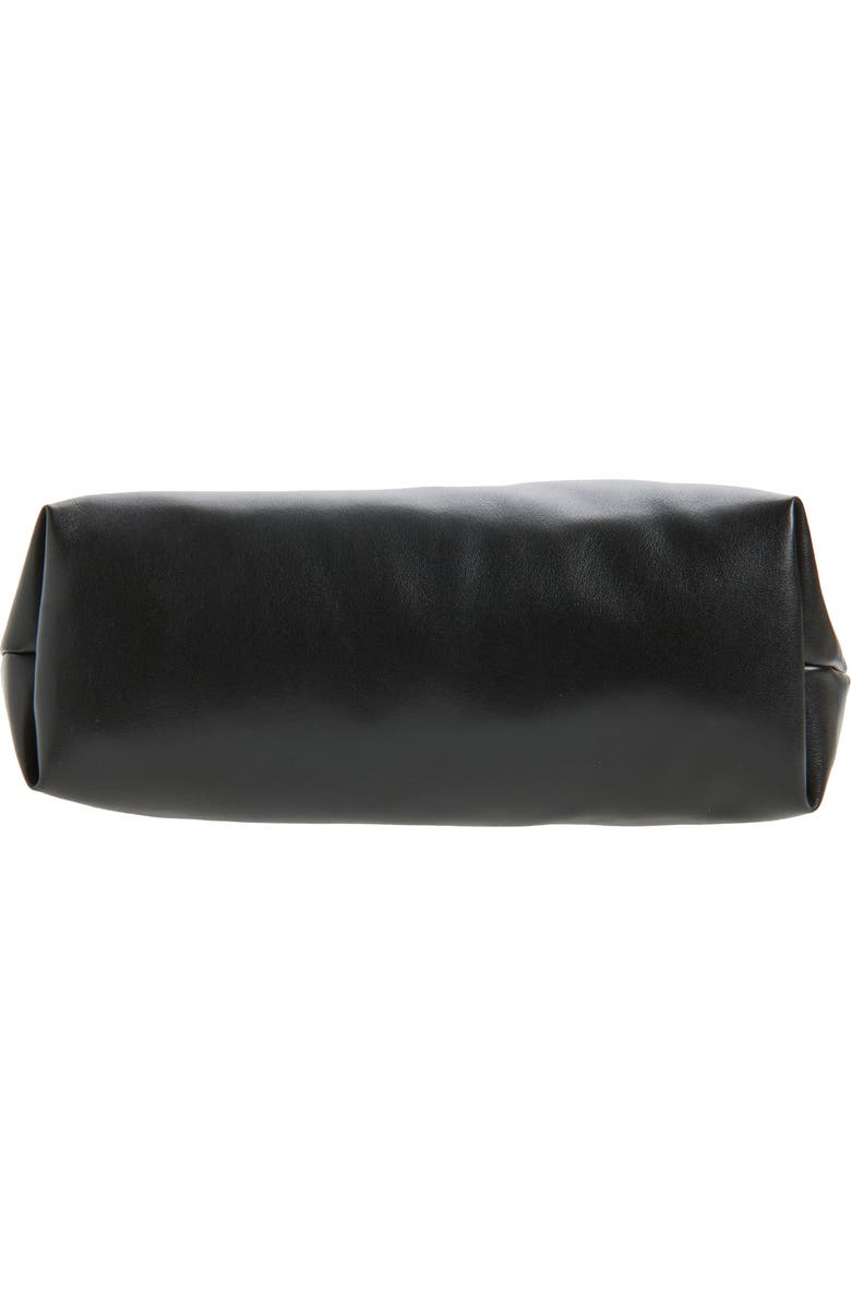 Stella McCartney Falabella Padded Soft Clutch, Alternate, color, Black