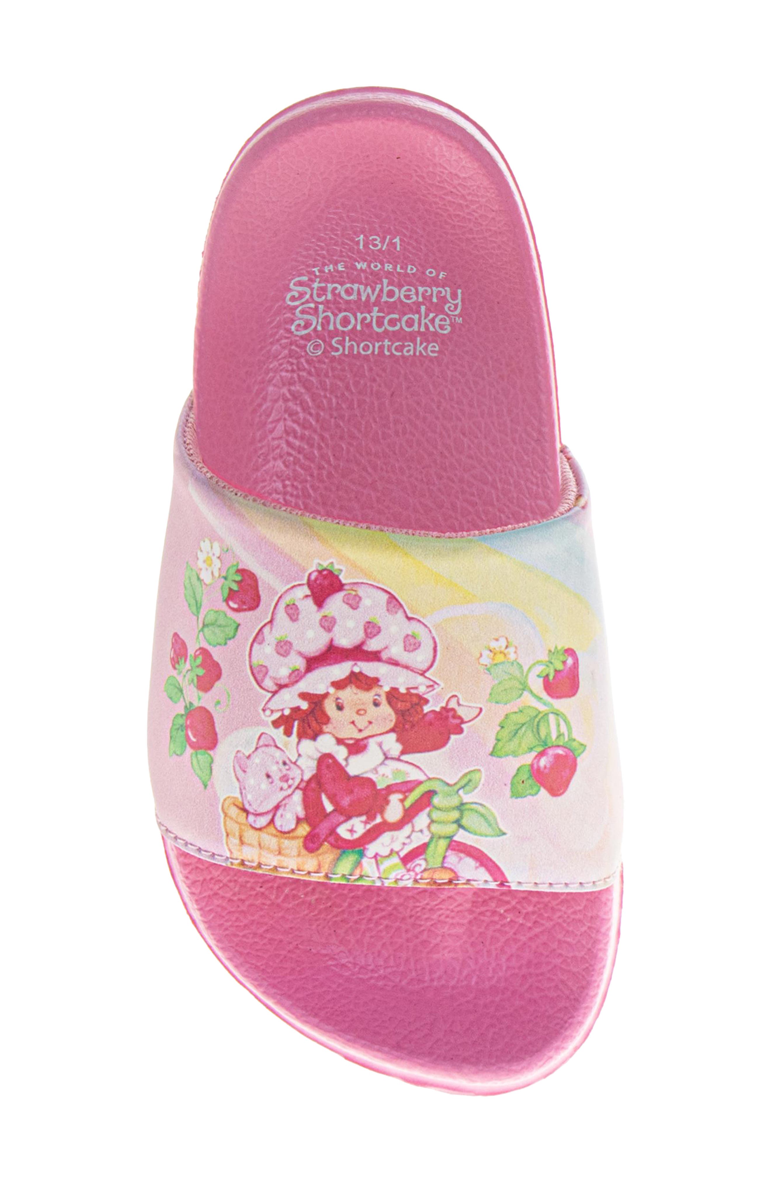 JOSMO Kids' Strawberry Shortcake Slide Sandal, Alternate, color, 