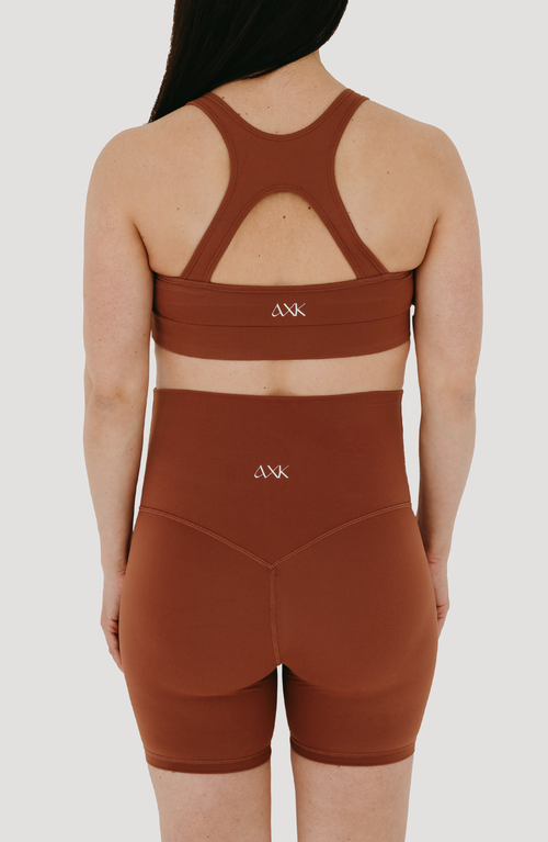Axk High Impact Racer Back Maternity & Nursing Sports Bra With Easy-release Breastfeeding Clips In Red