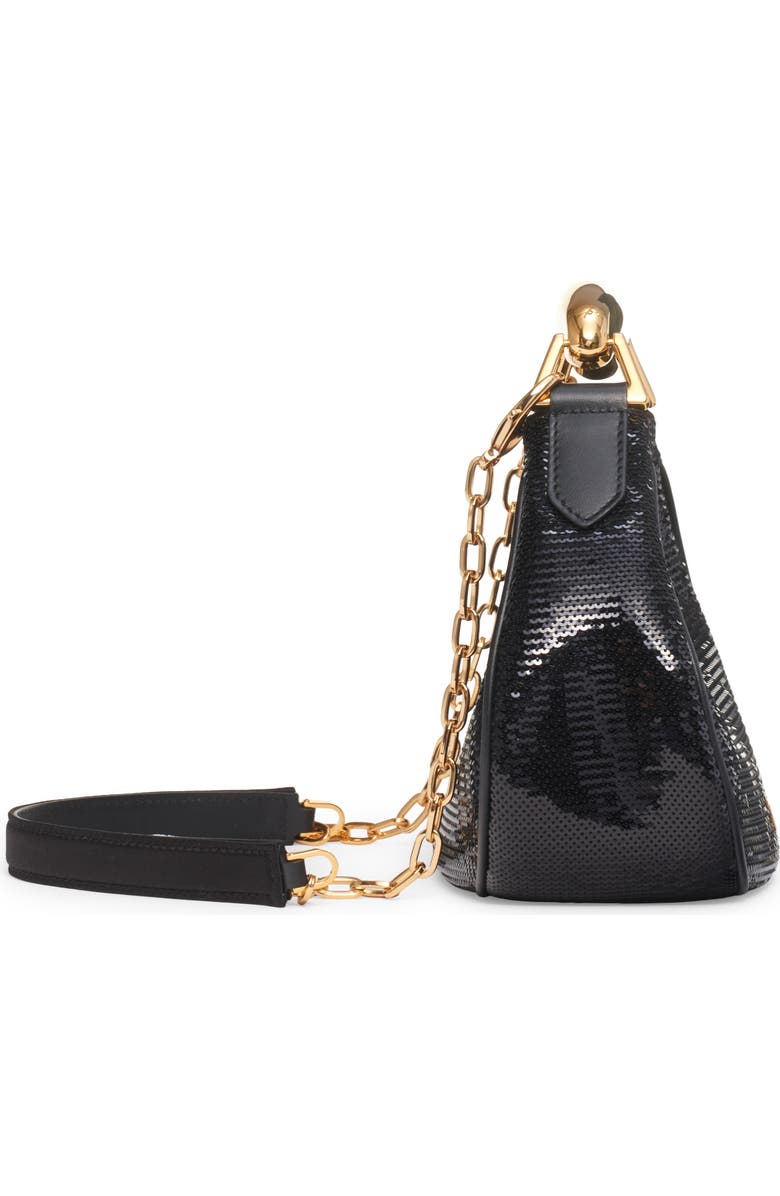 TOM FORD Mini Bianca Sequin Top Handle Bag, Alternate, color,