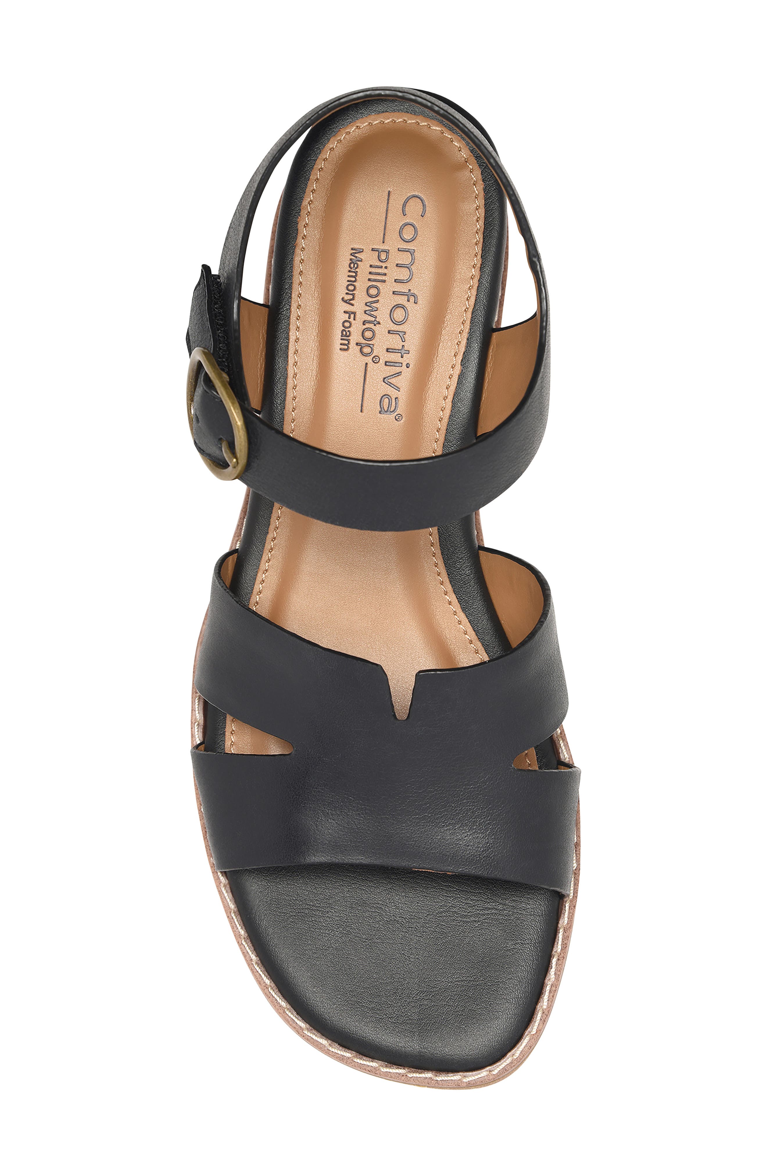 Comfortiva Maira Slingback Wedge Sandal, Alternate, color, 