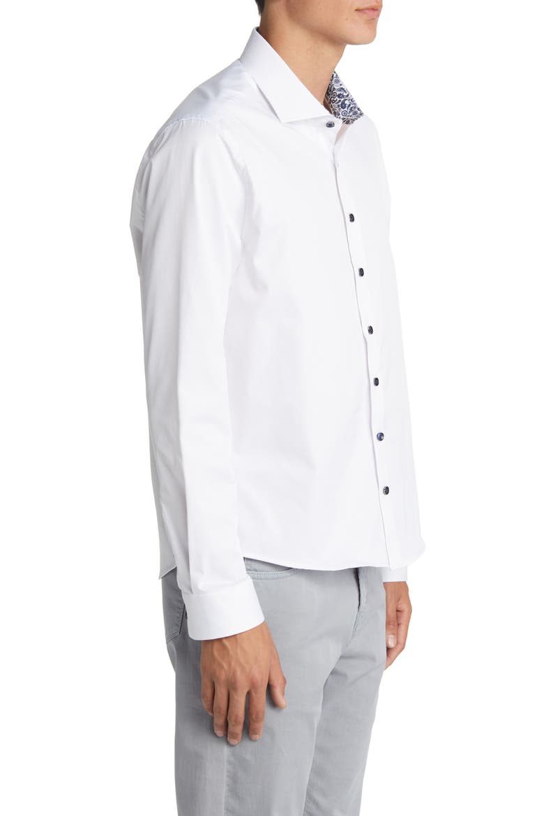 DRY TOUCH® Performance Button-Up Shirt, Alternate, color, WHITE
