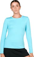 Sofibella UV Colors Womens Long Sleeve Tennis Shirt