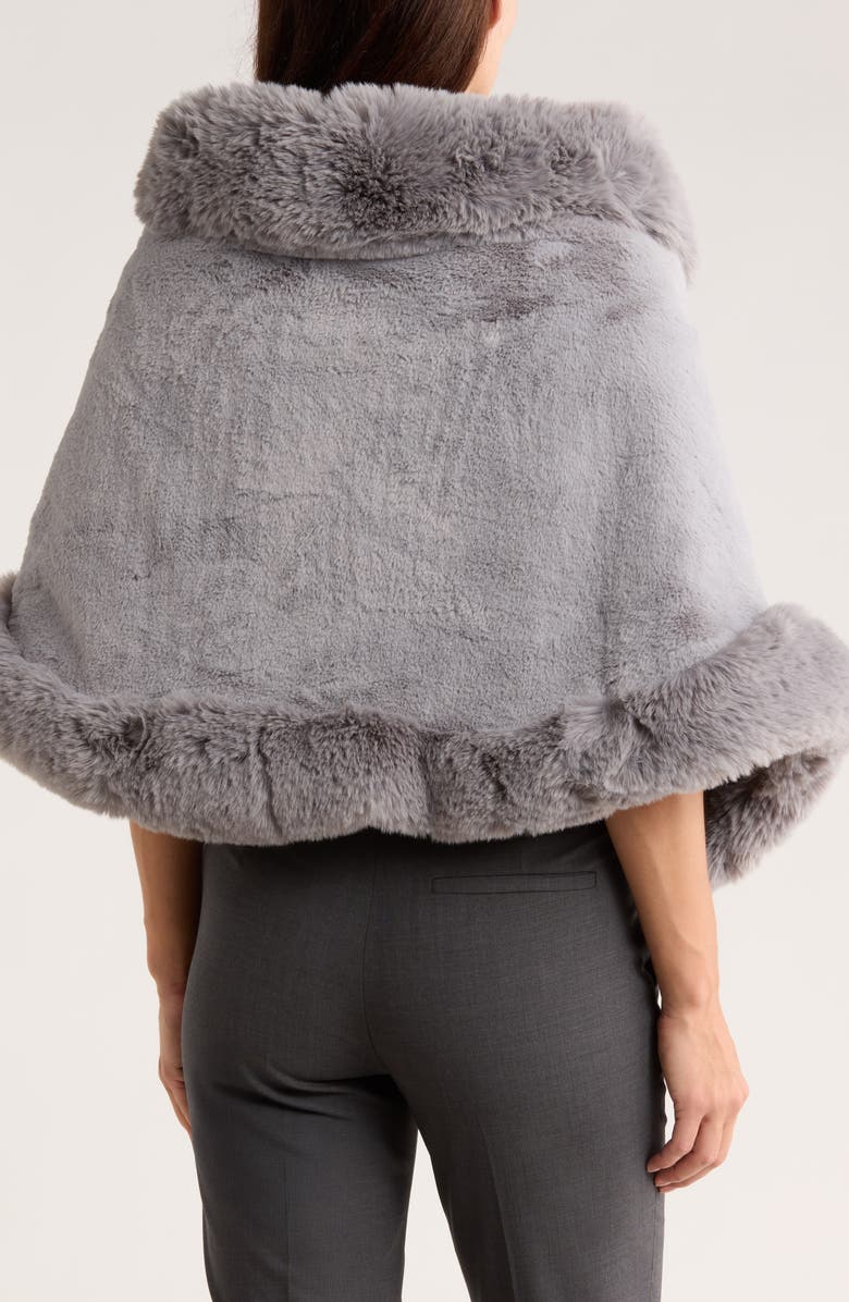 La Fiorentina Faux Fur Capelet, Alternate, color,