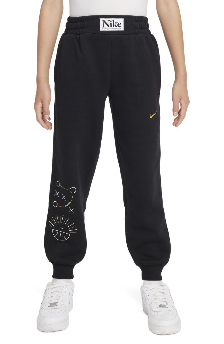 Nike Kids' Fleece Basketball Joggers, Main, color,