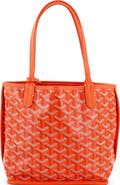 Pre-Owned Goyard Anjou Reversible Tote Coated Canvas Mini