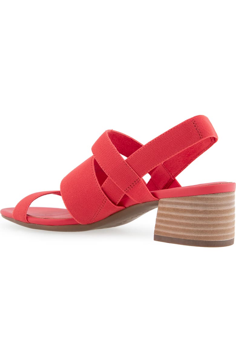 Aerosoles Chara Woven Block Heel Sandal - Multiple Widths Available, Alternate, color, Coral Elastic Fabric