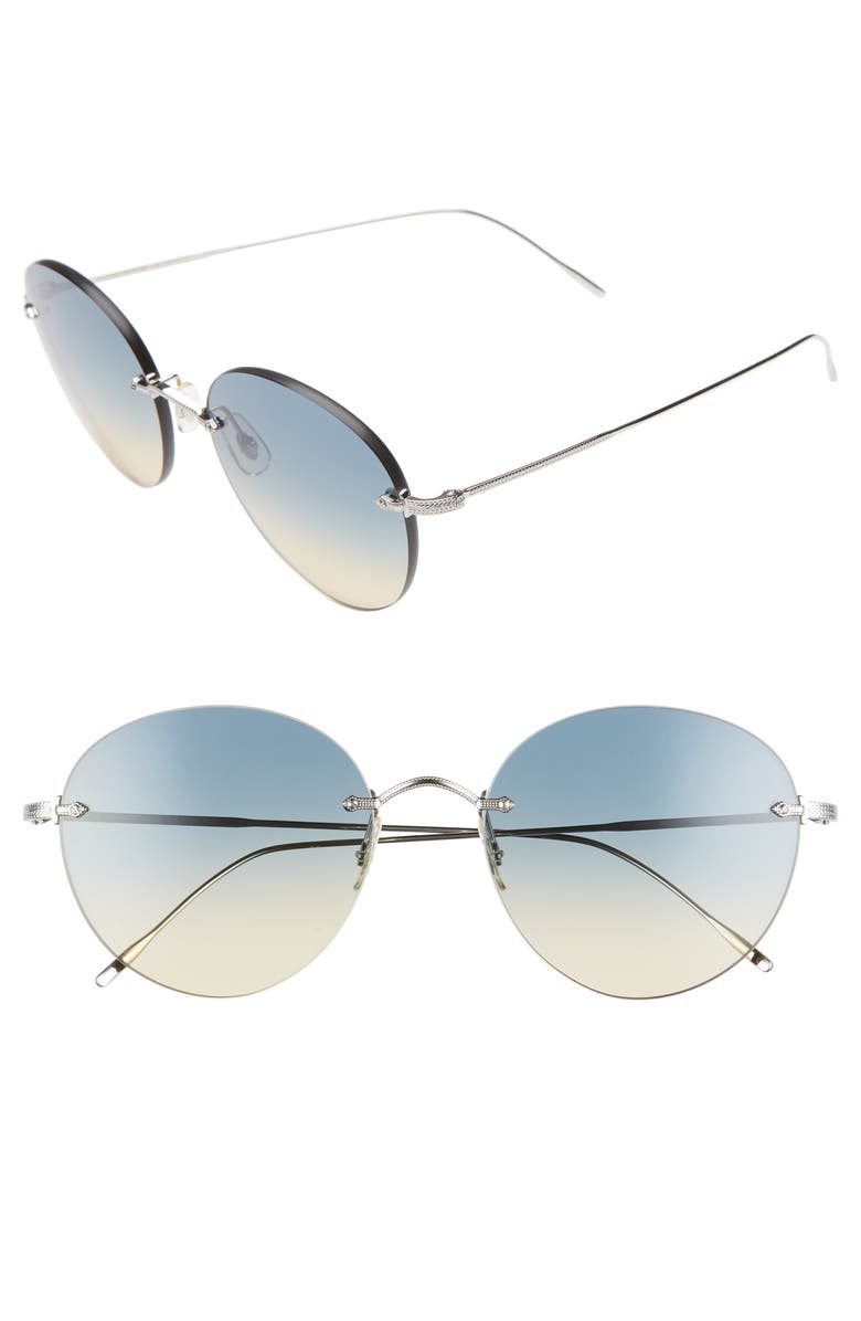 Oliver Peoples Coliena 57mm Round Sunglasses, Main, color, 