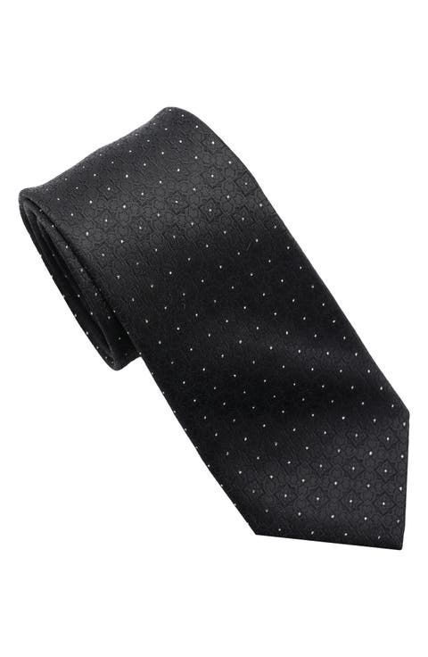 Sparkle Medallion Print Tie