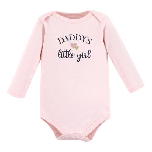 Hudson Baby Little Soft Cotton Long-sleeve One-piece 3pk