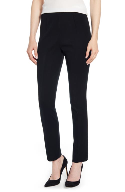 Ming Wang Straight Leg Knit Pants in Black at Nordstrom, Size Small